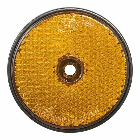 Riflettore arancione 60mm montaggio a vite