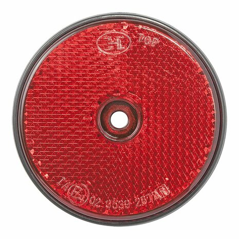 Riflettore rosso 60mm montaggio a vite
