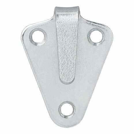 Gancio per corda in metallo 40x45mm curvo