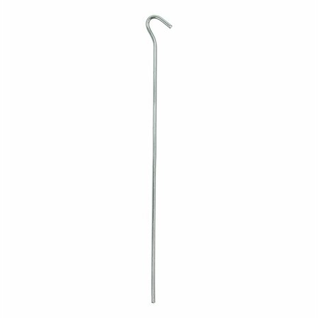 Picchetto da tenda 30cm in metallo con occhiello aperto