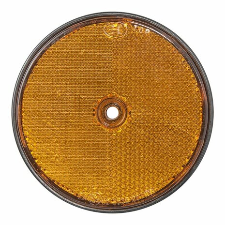 Riflettore arancione 80mm montaggio a vite