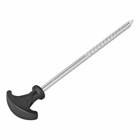 Picchetto per tenda 20 5 cm in acciaio zincato avvitabile