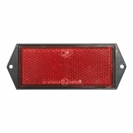 Riflettore rosso 104x40mm montaggio a vite
