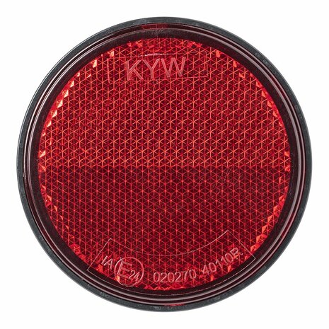 Riflettore rosso 60mm con bullone 5mm