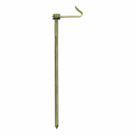 Picchetto da roccia 21cm in metallo con gancio