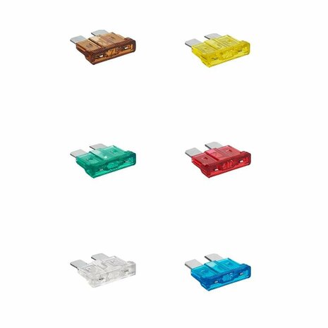 Fusibili a lama standard  assortimento da 6 pezzi
