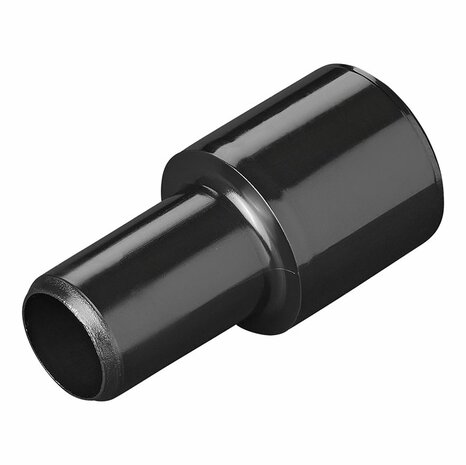 Pezzo di transizione tubo di scarico dia 28 mm a dia 19 mm PE nero