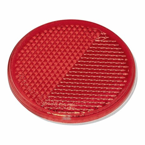 Catarifrangente rosso 60mm autoadesivo 2 pezzi