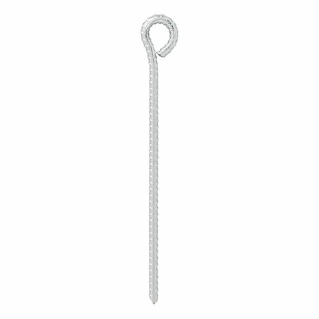 Aringa Storm 30 cm in acciaio zincato con occhio