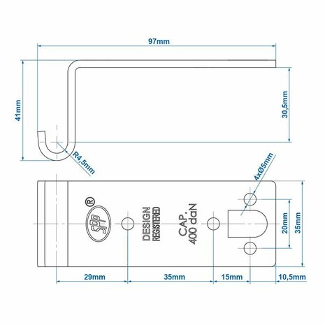 Controparte per bloccaggio di tensione SPP Z-07