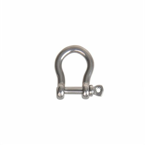 Grillo corto per arpa 5mm  acciaio inox A4 AISI 316  1.000 daN