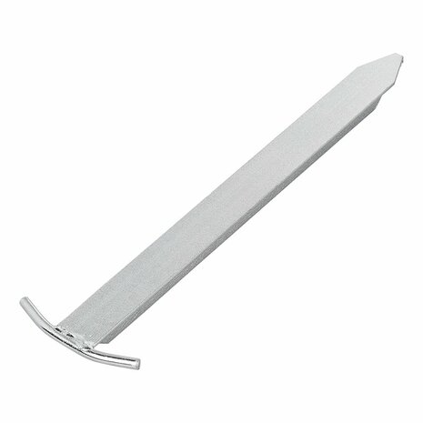 Picchetto per tenda 30 cm in acciaio zincato profilo a T