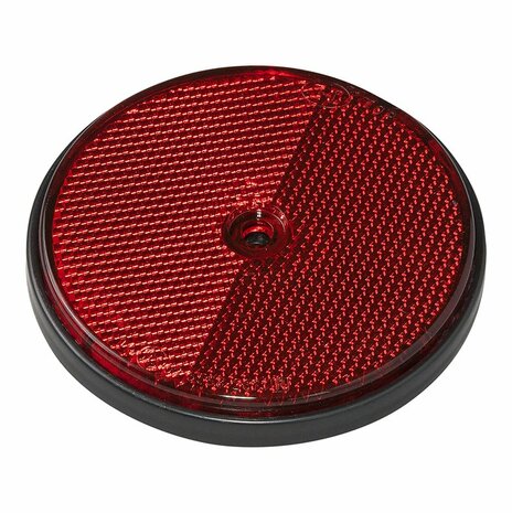 Riflettore rosso 80mm montaggio a vite 2 pezzi
