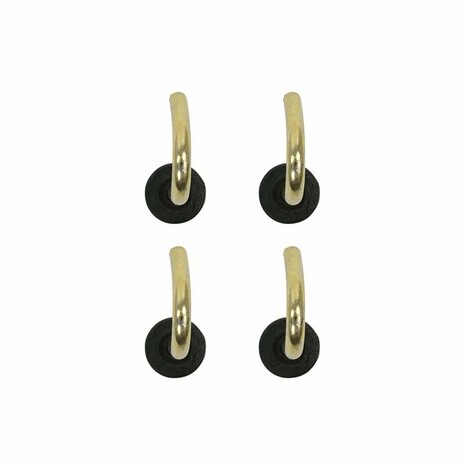 Tappo tenda 19mm con gancio tondo 4 pezzi