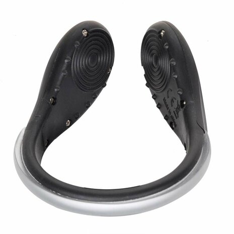 Clip di sicurezza per scarpe LED rosso - set da 2 pezzi