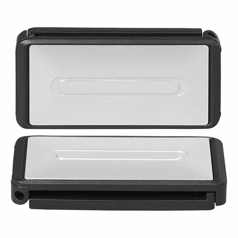 Regolatore di cintura - set di 2 pezzi grigio argento