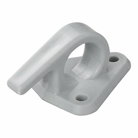 Gancio per corda in plastica con occhiello 48x45mm 5 pezzi