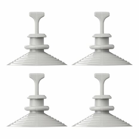 Supporto a ventosa per kit di isolamento per finestre - Set da 4