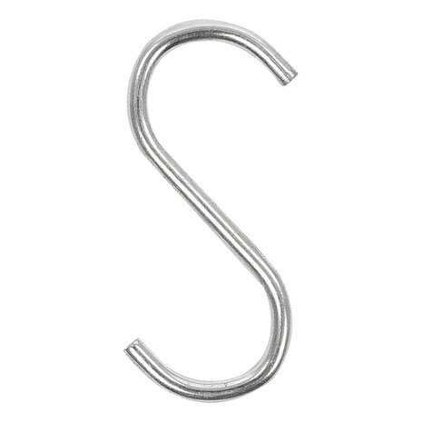 Gancio a S dia 4mm 6cm 6 pezzi