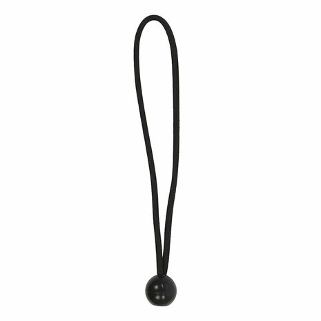 Tenditore tenda elastico 25cm con pallina di plastica - set da 5 pezzi