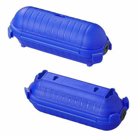 Scatola di sicurezza per connessioni a spina Schuko blu