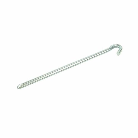 Picchetto da roccia 23cm metallo triangolare 6 pezzi in sacchetto di plastica