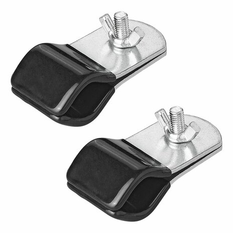 Morsetto di supporto per tetto 25-28mm rivestito 2 pezzi
