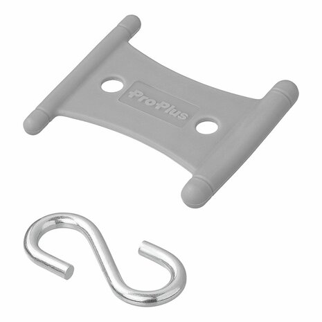 Gancio con gancio a S per binario tenda 5 6mm e 7 8mm - set da 6 pezzi