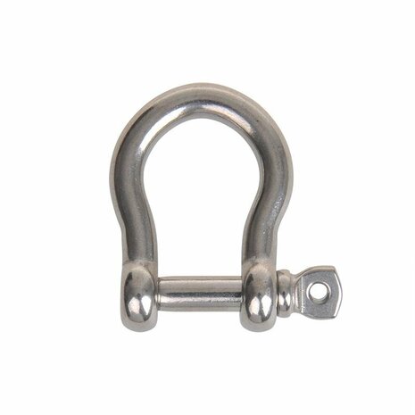 Chiusura arpa corta 8mm  acciaio inox A4 AISI 316  3.500 daN