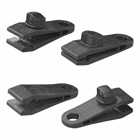 Clip per moquette da tenda con vite - set da 4 pezzi