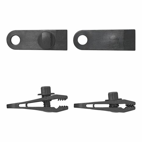 Clip per moquette da tenda con vite - set da 4 pezzi
