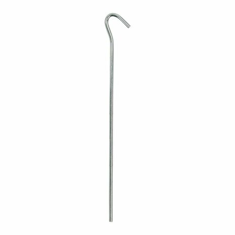 Picchetto per tenda 22cm in metallo con occhiello aperto 10 pezzi in sacchetto di plastica