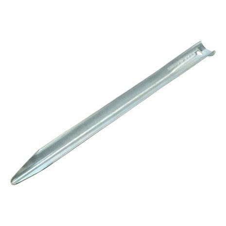 Picchetto per tenda 30cm in metallo semitondo 10 pezzi in sacchetto di plastica