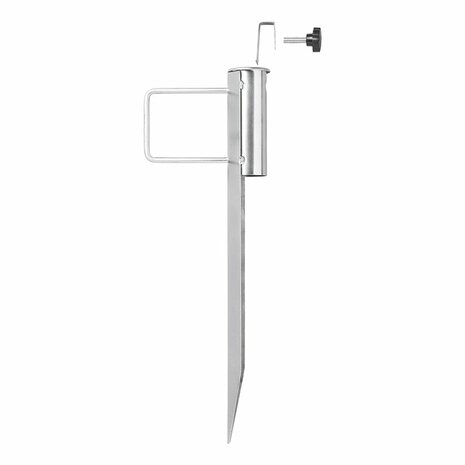 Piquet de parasol rotatif pour corde a linge 45 cm diametre 35 mm