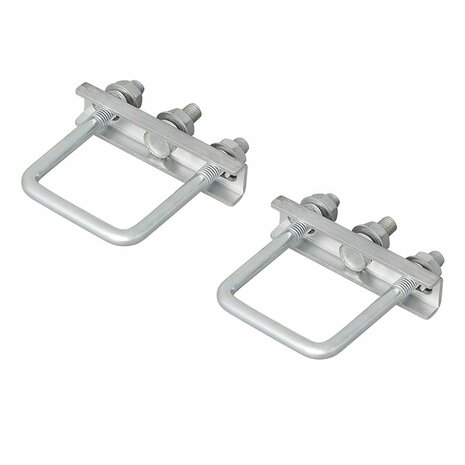 Staffa a U quadrata 60mm per morsetto ruota anteriore - set da 2 pezzi