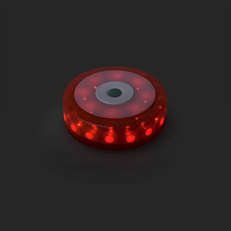 Disco di avvertimento 16+8LED arancione