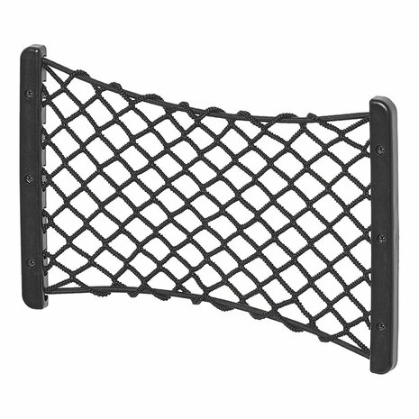 Rete portaoggetti elastica 24x18cm con telaio in plastica NS-8