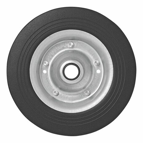 Cerchione ruota anteriore in metallo con pneumatico in gomma 200x50mm