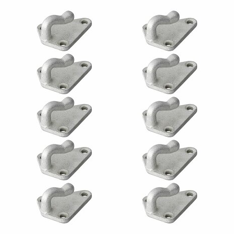 Gancio per corda in metallo 40x45mm 10 pezzi