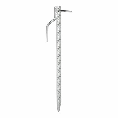 Picchetto da terra 41cm con gancio e anello