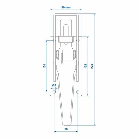 Blocco di tensione Tico 270x80mm