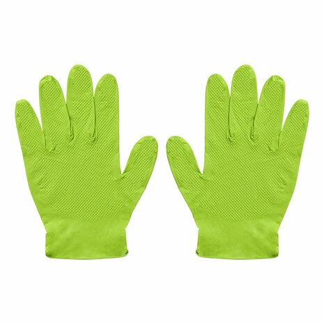 Guanti in nitrile Gripp-It M verdi scatola dispenser da 50 pezzi