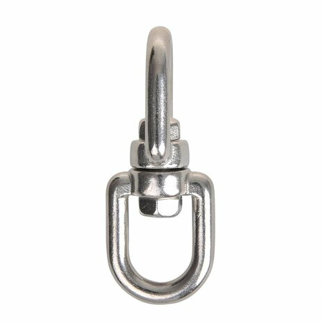 Serratura girevole 8mm  acciaio inox A4 AISI 316  occhio occhio  2.500 daN