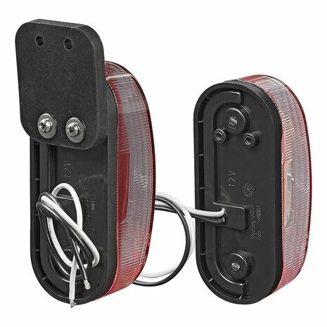 Larghezza luce LED rosso bianco sinistra