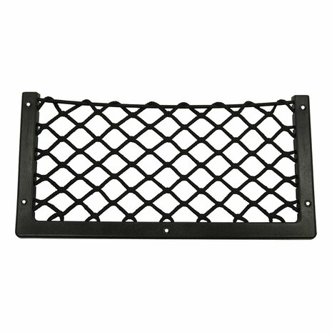Rete portaoggetti elastica 302x169mm con telaio in plastica NS-12
