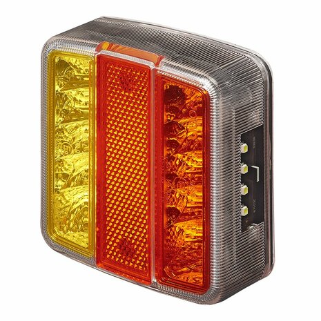 Fanale posteriore 4 funzioni 98x105mm 14LED PM