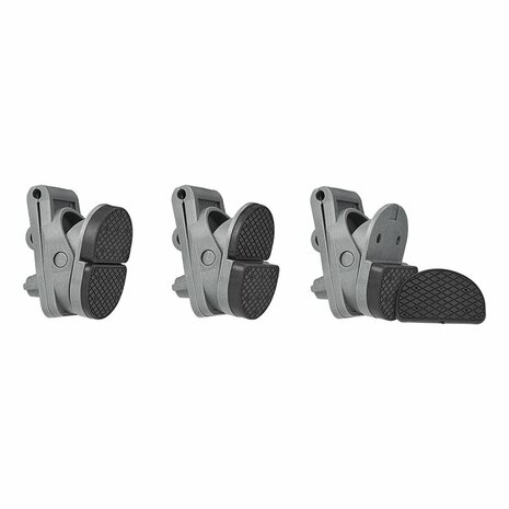 Clip per tenda da sole con chiusura a torsione - set da 3 pezzi