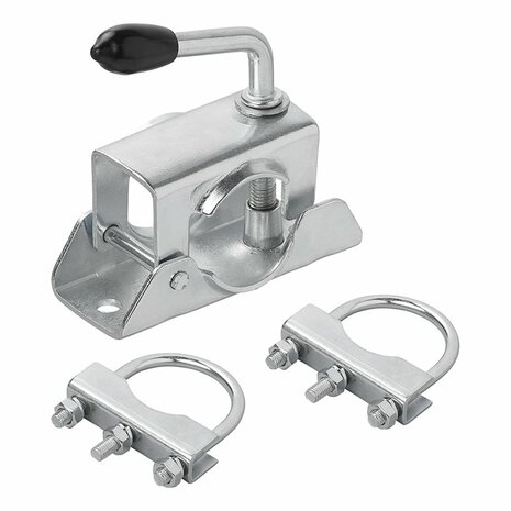 Morsetto 48mm per ruotino anteriore + 2x staffa a U 60 70mm
