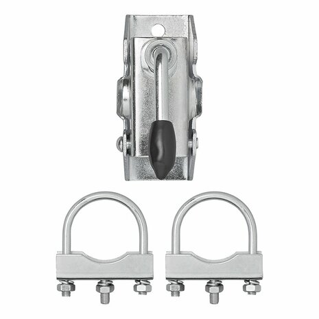 Morsetto 48mm per ruotino anteriore + 2x staffa a U 60 70mm