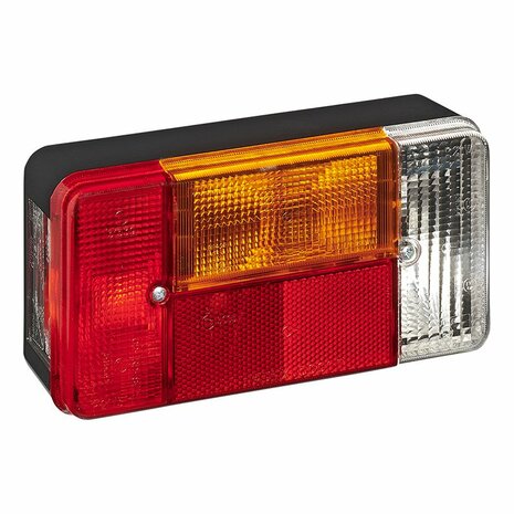 Fanale posteriore 5 funzioni 194x104mm destro